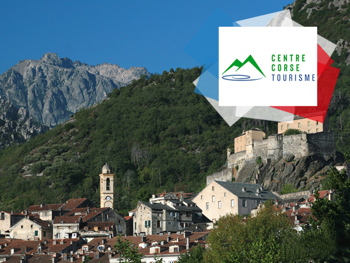 Corte, sa citadelle et le Monte Rotondu © Office de Tourisme Centru de Corsica