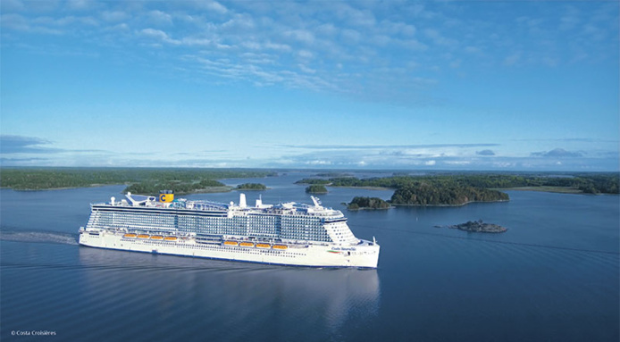 Le Costa Smeralda, le navire au combustible propre Le Costa Smeralda, le navire au combustible propre