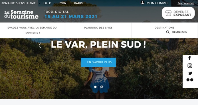 La semaine du tourisme se tiendra du 15 au 21 mars 2021 - DR La semaine du tourisme se tiendra du 15 au 21 mars 2021 - DR