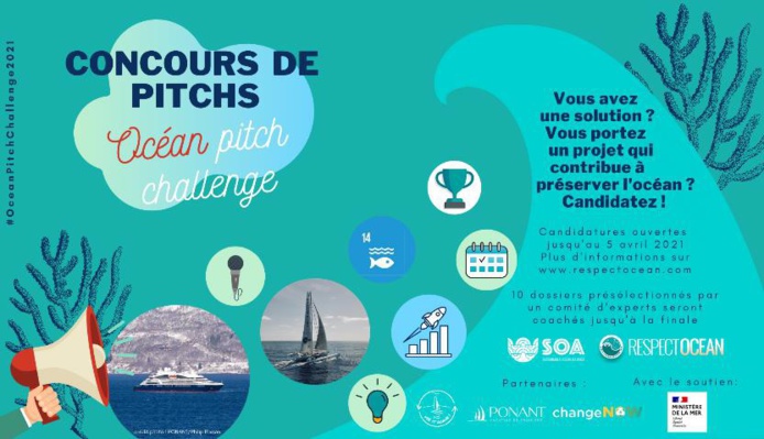 Ponant soutient l'"Ocean pitch challenge", un concours en faveur de la préservation de l’océan