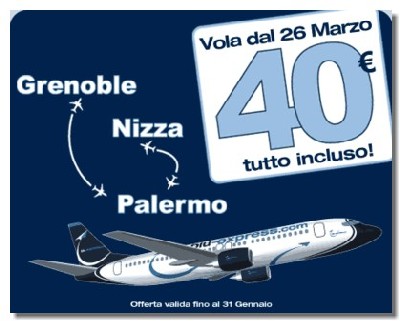 Blu-express : Aérosun propose des packages Palerme au départ de Grenoble Blu-express : Aérosun propose des packages Palerme au départ de Grenoble