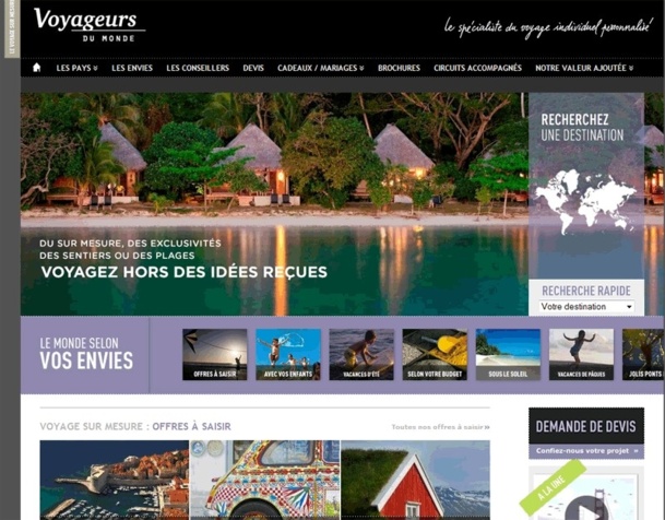 Le canal Internet pèse déjà pour 37% des ventes et  va continuer à prendre de l’importance pour atteindre l’objectif de 50% à terme - DR Le canal Internet pèse déjà pour 37% des ventes et  va continuer à prendre de l’importance pour atteindre l’objectif de 50% à terme - DR