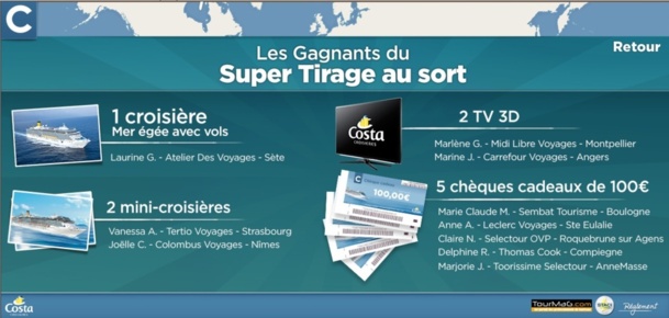 Costa Croisières : carton plein pour Costacademy 3 Costa Croisières : carton plein pour Costacademy 3