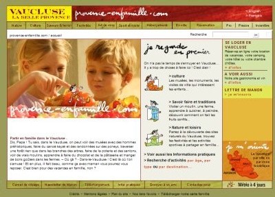 Vaucluse : Provence-enfamille.com cherche une activité pour vos enfants !