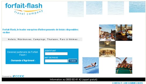 Forfait Flash : le site BtoB fait peau neuve Forfait Flash : le site BtoB fait peau neuve