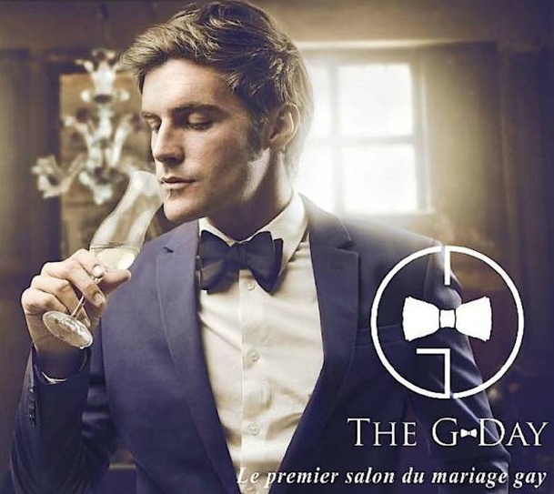 Le flyer du G-Day, premier salon du mariage gay. DR Le flyer du G-Day, premier salon du mariage gay. DR