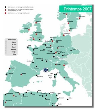 En près d'un an la Provence est passée de 15 à 33 aéroports européens reliés en vol direct régulier En près d'un an la Provence est passée de 15 à 33 aéroports européens reliés en vol direct régulier