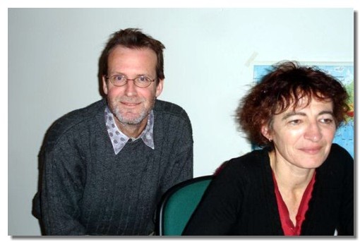 Philippe Marais, directeur de Saïga, et une collaboratrice Philippe Marais, directeur de Saïga, et une collaboratrice