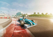 Conduite sur le Yas Marina Circuit © Abu Dhabi Department of Culture and Tourism