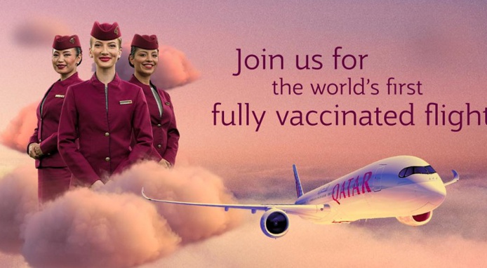 Qatar Airways a assuré un vol spécial aller-retour de et vers Doha ce 6 avril 2021 -DR Qatar Airways a assuré un vol spécial aller-retour de et vers Doha ce 6 avril 2021 -DR