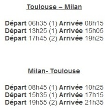 Twin Jet : vols Toulouse-Milan dès le 9 septembre 2013 Twin Jet : vols Toulouse-Milan dès le 9 septembre 2013