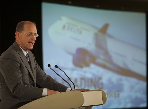 Pour Richard Anderson, le CEO de Delta Airlines, l’ouverture du T4 est l’une des dernières initiatives symboliques du renouveau de la compagnie dont l’ambition est désormais de devenir une « world company » - DR : Delta Airlines