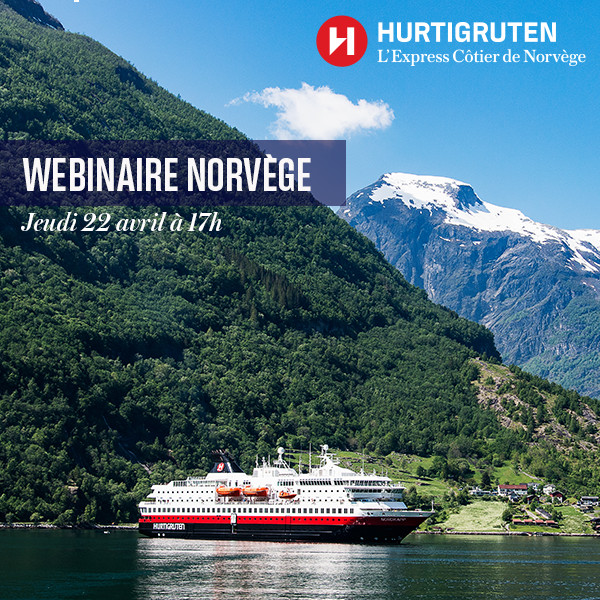 Hurtigruten : webinaire sur la ligne de l'Express Côtier le 22 avril 2021