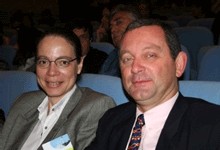 Pierre-Yves Maureau président de la CSR Réunion et Catherine Frécaut, sa vice-présidente