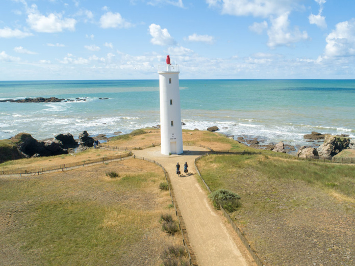 Feu de Grosse Terre, en Vendée. Crédit La Vélodyssée - Drone Win Air-Aurélie Stapf