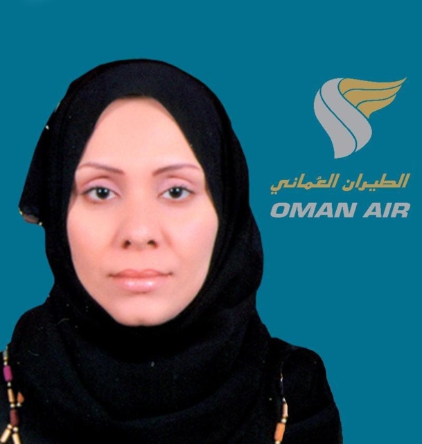 Gheitha Suleiman Salim Al Hony est la nouvelle chef chef d'escale d'Oman Air à Abu Dhabi - Photo DR Gheitha Suleiman Salim Al Hony est la nouvelle chef chef d'escale d'Oman Air à Abu Dhabi - Photo DR