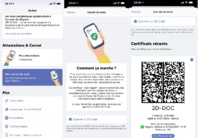 Voici les premiers visuels de TousAntiCovid-Carnet le passeport sanitaire français - DR