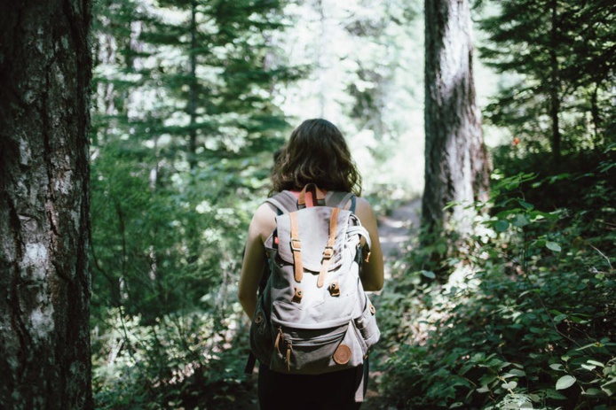 Marcher dans les bois pour laisser les contraintes derrière soi. Jake Melara/Unsplash