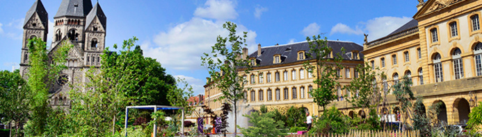 Jardin d'été place de la Comédie © Philippe Gisselbrecht - Ville de Metz Jardin d'été place de la Comédie © Philippe Gisselbrecht - Ville de Metz
