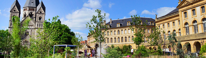 Jardin d'été place de la Comédie © Philippe Gisselbrecht - Ville de Metz
