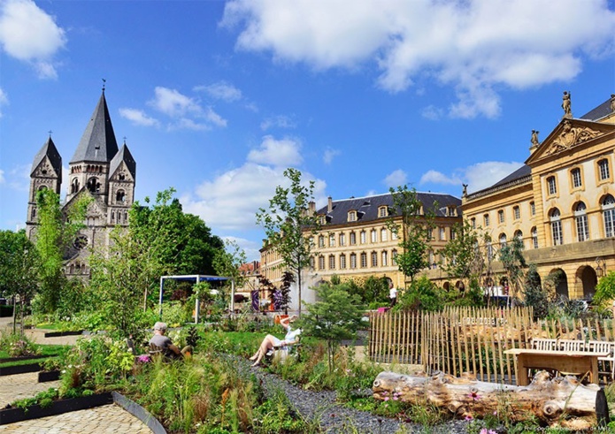 Jardin d'été place de la Comédie © Philippe Gisselbrecht - Ville de Metz