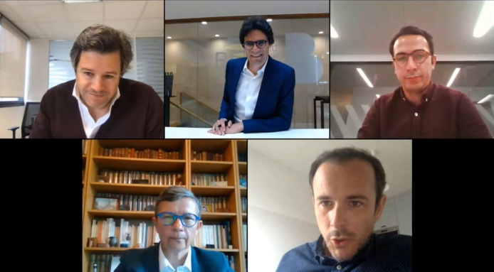 Webinaire organisé Roland Berger avec les représentants d'Accor, Aribnb, Evaneos, et du SNELAC - DR Webinaire organisé Roland Berger avec les représentants d'Accor, Aribnb, Evaneos, et du SNELAC - DR