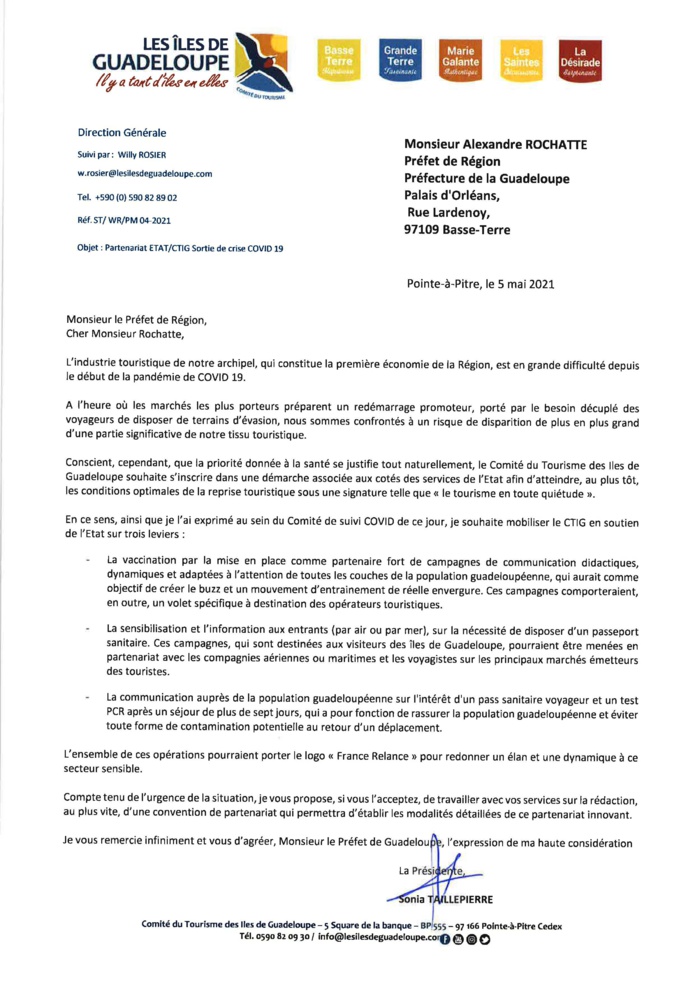 Guadeloupe : le CTIG propose un plan stratégique de sortie de crise Guadeloupe : le CTIG propose un plan stratégique de sortie de crise