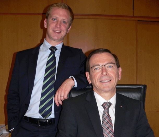 Daniel Richou PDG du groupe Richou, et son fils Jean-François Richou responsable marketing et communication - Photo DR Daniel Richou PDG du groupe Richou, et son fils Jean-François Richou responsable marketing et communication - Photo DR