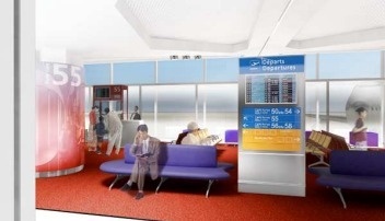 Le satellite 5 du Terminal 1 de l'aéroport CDG offre plus de place aux passagers - DR Le satellite 5 du Terminal 1 de l'aéroport CDG offre plus de place aux passagers - DR