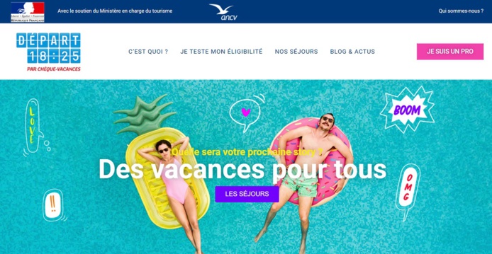 L’Agence Nationale pour les Chèques-Vacances aide les 18-25 ans jusqu'à 200 euros par personne - DR