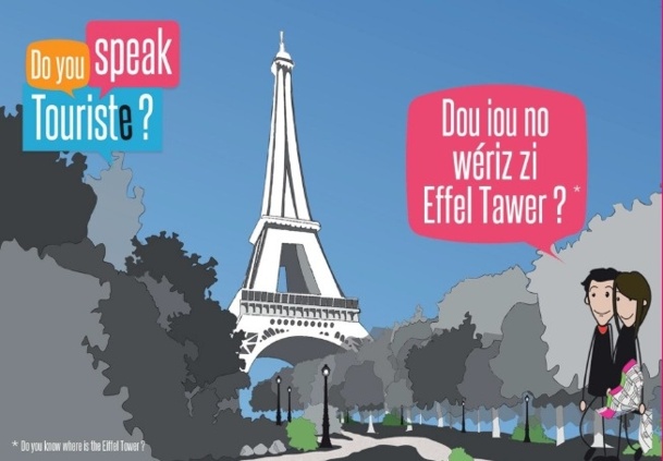 La campagne "Do You Speak Touriste" vise à améliorer la réputation d'accueil de Paris et de sa région auprès des touristes étrangers - DR La campagne "Do You Speak Touriste" vise à améliorer la réputation d'accueil de Paris et de sa région auprès des touristes étrangers - DR
