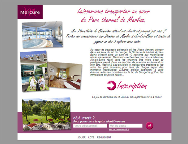 Le domaine de Marlioz fait gagner des séjours avec soins aux agents de voyages Le domaine de Marlioz fait gagner des séjours avec soins aux agents de voyages