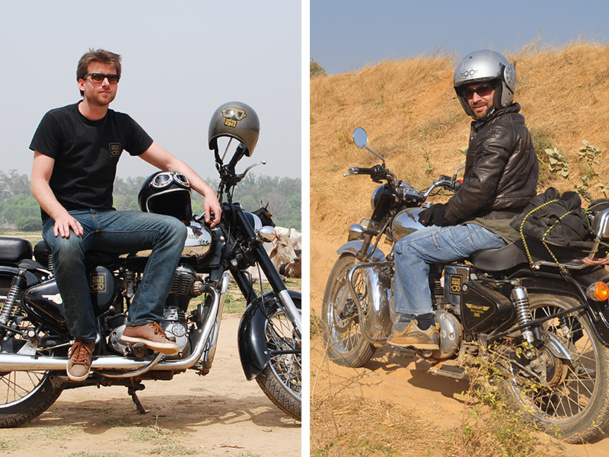 Vintage Rides, basée en Inde, a été créée par Alexandre Zurcher et Alexandre Le Beuan en 2007 - DR : Vintage Rides Vintage Rides, basée en Inde, a été créée par Alexandre Zurcher et Alexandre Le Beuan en 2007 - DR : Vintage Rides