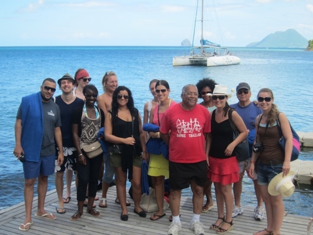 Une dizaine d'agent de voyage ont été invités par XL Airways et le comité martiniquais du tourisme à découvrir l'île de Martinique. DR