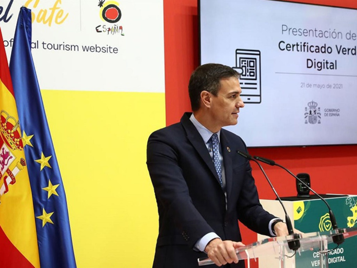 A partir du 7 juin 2021, tous les voyageurs pourront entrer en Espagne, à condition qu'ils soient vaccinés contre le Covid-19 a annoncé le chef du Gouvernement espagnol - DR A partir du 7 juin 2021, tous les voyageurs pourront entrer en Espagne, à condition qu'ils soient vaccinés contre le Covid-19 a annoncé le chef du Gouvernement espagnol - DR