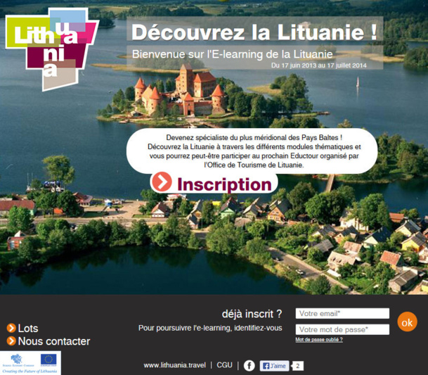 Avec cet e-learning, les agents de voyages pourront développer leurs connaissances sur la destination au travers de 6 modules - Capture d'écran Avec cet e-learning, les agents de voyages pourront développer leurs connaissances sur la destination au travers de 6 modules - Capture d'écran