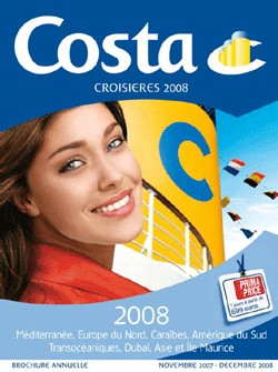 Costa : gagner du temps sur le temps avec la brochure... 2008 ! Costa : gagner du temps sur le temps avec la brochure... 2008 !