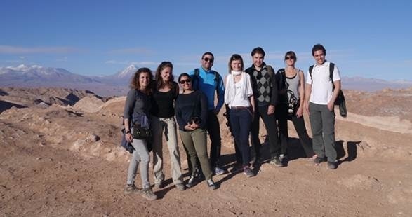 De gauche à droite : Elisabeth BOAVENTURA (LATAM), Cécile LACROUTE (OT Chili/Interface Tourism), Anaïs VELASQUEZ  (Les Ateliers du Voyage), Laurent SUISSA (Alma Latina), Céline SALMON (Planetveo), Nicolas LANONIER (Agence Kuoni),  Ohiana SALABERRY (Oihana Voyages), Guillaume SANTORO (Monde Authentique) - Photo DR De gauche à droite : Elisabeth BOAVENTURA (LATAM), Cécile LACROUTE (OT Chili/Interface Tourism), Anaïs VELASQUEZ  (Les Ateliers du Voyage), Laurent SUISSA (Alma Latina), Céline SALMON (Planetveo), Nicolas LANONIER (Agence Kuoni),  Ohiana SALABERRY (Oihana Voyages), Guillaume SANTORO (Monde Authentique) - Photo DR