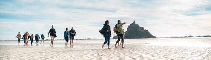 © OTMSM - Jim Prod / La traversée de la baie du Mont Saint-Michel