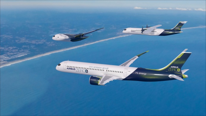 Airbus a prévu de fabriquer un avion à hydrogène pour l'horizon 2035 - DR AIRBUS