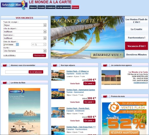 Le Monde à la carte rachète un Austral Lagons très affaibli avec un chiffre d’affaires qui est passé de 60 millions d’euros en 2008 au moment de son intégration à Thomas Cook en même temps que Jet tours, à 18 millions en 2012 - Capture d'écran Le Monde à la carte rachète un Austral Lagons très affaibli avec un chiffre d’affaires qui est passé de 60 millions d’euros en 2008 au moment de son intégration à Thomas Cook en même temps que Jet tours, à 18 millions en 2012 - Capture d'écran