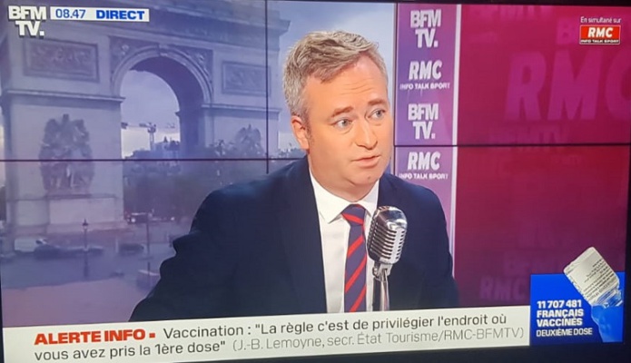 Avoirs Covid : le consommateur sera remboursé quoiqu'il arrive, "parce que c'est la loi", précise J.-B. Lemoyne