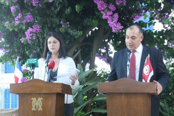 Sylvie Pinel et Jamel Gamra, en Tunisie - DR : ONTT