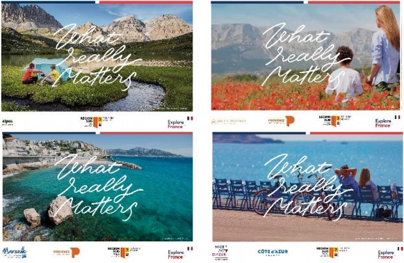 Le CRT Provence-Alpes-Côte d'Azur  s’est engagé dans une campagne de relance commune avec les 12 autres régions françaises de métropole -