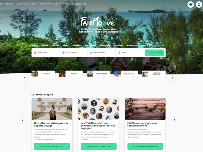 FairMoove se veut une plateforme DNVB (digitally natives vertical brands) autour du loisir et de l'écologie - Crédit photo : FairMoove FairMoove se veut une plateforme DNVB (digitally natives vertical brands) autour du loisir et de l'écologie - Crédit photo : FairMoove