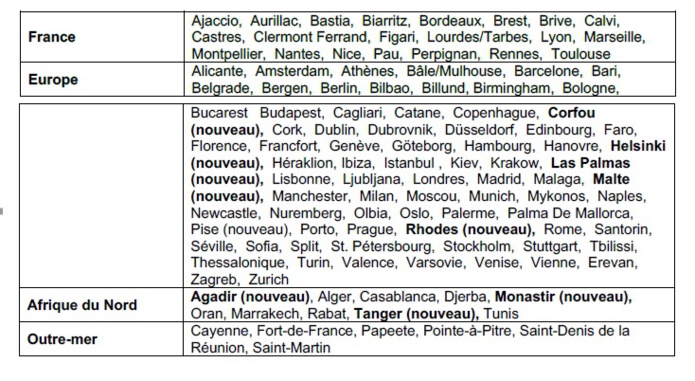 Air France : le programme de vols de l'été représentera 65% des capacités de 2019 Air France : le programme de vols de l'été représentera 65% des capacités de 2019