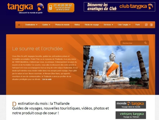 "Il faut faire vivre le site sur la durée. C’est pour cette raison que tous les mois, l’agence propose un focus sur une destination", Hung Dinh - Capture d'écran "Il faut faire vivre le site sur la durée. C’est pour cette raison que tous les mois, l’agence propose un focus sur une destination", Hung Dinh - Capture d'écran