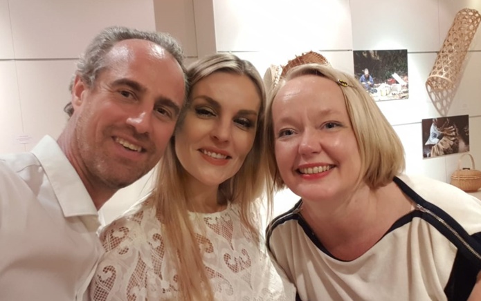 Guillaume Linton avec Anne Tuffigo et Tanja Duhamel /crédit dr Guillaume Linton avec Anne Tuffigo et Tanja Duhamel /crédit dr