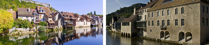 Ornans et La Loue © Alain Doire BFCT - Musée Gustave Courbet © Laurent Cheviet