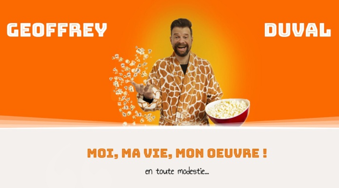 Geoffrey Duval jouera son spectacle "Moi, ma vie, mon œuvre !" à Paris, Lille, Marseille et les Sables d’Olonne Geoffrey Duval jouera son spectacle "Moi, ma vie, mon œuvre !" à Paris, Lille, Marseille et les Sables d’Olonne